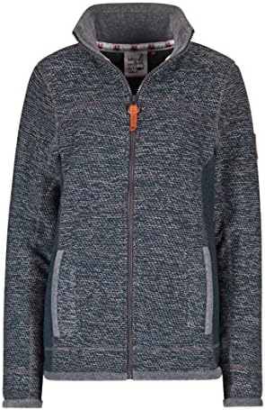 Weird Fish Olympia Full Zip Fleece Lined Macaroni Sweatshirt Navy Size 16