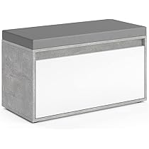 Appendiabiti Da Parete Mobili Fiver Rachele - 80 Cm, Bianco Opaco, Con Mensola, Made In Italy - Foto 6