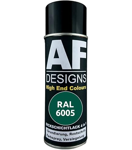 Peinture Spray RAL 6028 Vert Cerisier Mat - Alex Flittner Designs - 400 Ml - Made In Germany