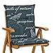Produktbild 4 Niederlehner Sessel Auflagen 8 cm dick 103 cm lang Ibiza 40240-700 grau (ohne Stuhl)