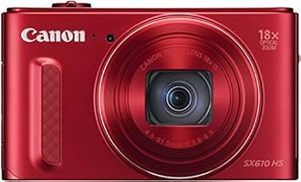 Canon Powershot SX610 HS Appareil photo num&eacute;rique compact 20,2 Mpix &Eacute;cran LCD 3" Zoom optique 18X Rouge