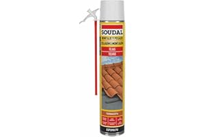 ESPUMA PARA TEJA CANULA ROJA 750ml SOUDAL