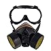 Produktbild Karneval Industrie Anti-Staub- / Lackierung- Atemschutzmaske mit Schutzbrille Faschingsmaske