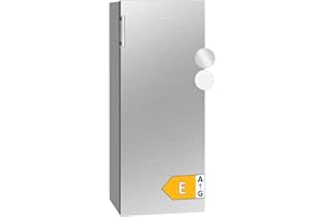Bomann Frigorifero senza congelatore, classe energetica E, 143 cm, 5 ripiani, 0 °C ~ +8 °C, silenzioso 40 dB, frigorifero per bottiglie da 242 l