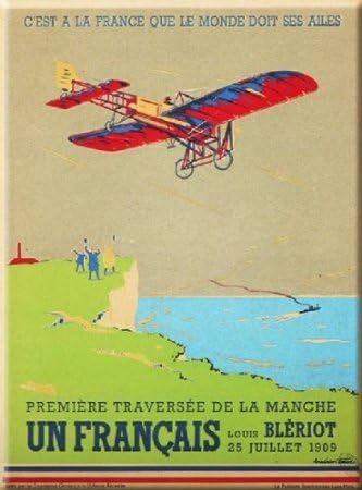 Cartexpo M15703 'Blériot' Metal Card 15 x 20 cm [French Language]
