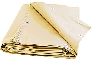 UNIVERS DU PRO Bâche pergola 4 x 3 m IVOIRE PVC 680g/m2 Haute protection traitée Anti UV Qualité Pro