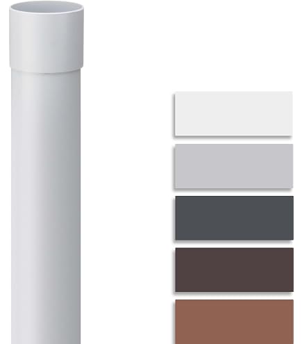 Collecteur D'eau De Pluie INEFA Pour Descente PVC 50 Mm - Marron - Fabriqué En Allemagne