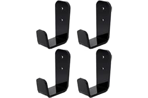 Yuikome 4 STÜCK Hockey SchläGer Display Halter EIN der Wand Montiert Halter, Golf SchläGer Display Rack, Hockey SchläGer, für Horizontalen AufhäNger für Haus Wand