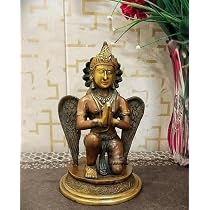 Buy ARTSIKIA Brass Garuda Idol | Praying Lord Garuda Dev Statue ...