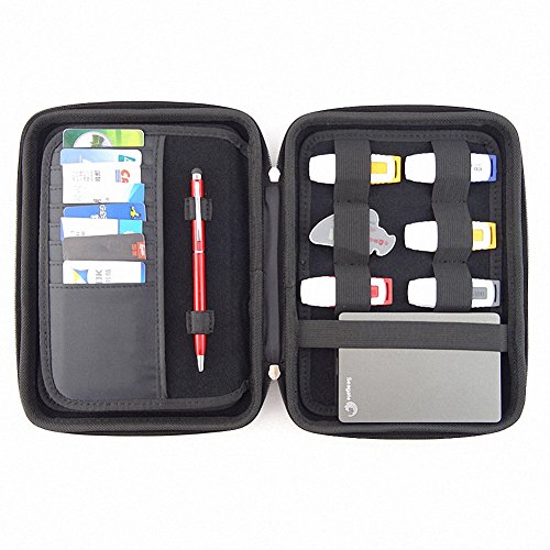 FunYoung USB-Speicherstick Organizer Aufbewahrungs Tasche Case Organizer für USB Sticks SD Speicherkarte Hülle Zubehöre Sammlung - 2