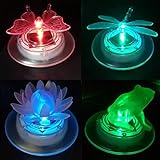 Luces solares flotantes para exterior, impermeables, luz LED que cambia de color, ideales como...