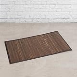 Peso/Grosor: 0.5 cm Habita Home Alfombra DE BAMBÚ Oscuro 120X180 120x180 Color Chocolate