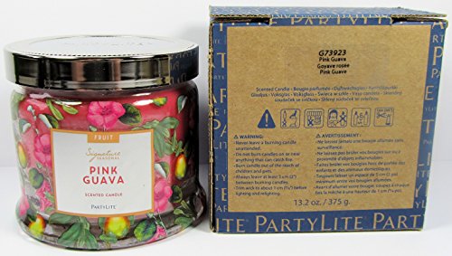 PartyLite 3-Docht Duftwachsglas „Pink Guave“ aus der Reihe „Fruchtig“ / Signaturduft - 3