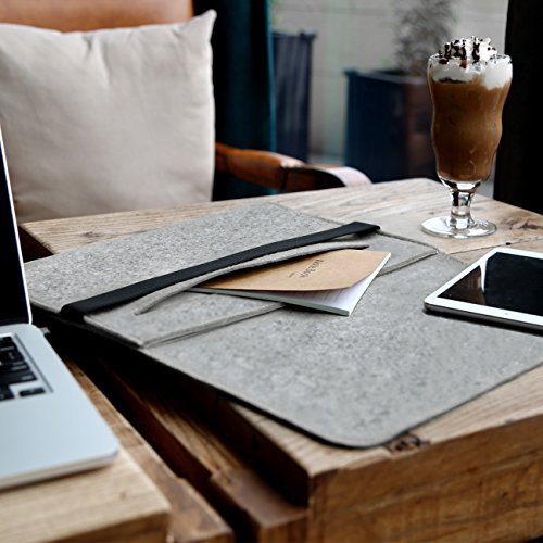 Inateck 13,3 Macbook Air Hülle Ultrabook Laptop Tasche Filz Sleeve Speziell für Macbook Pro 13 Retina und Macbook Air - 6