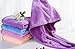 Bath Towel Hair Dry Hat Cap Hair Drying Towel Lady Bath Tool Purple