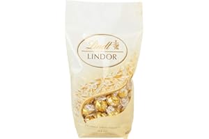 Lindt Lindor White Chocolate Balls 600g = 48 Pieces