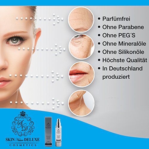 „Hyaluron-Säure Serum Hochkonzentriert – 50ml – Feuchtigkeitspendend, Parfümfrei & Geruchsneutral – Creme Hyaluron-Säure Gel Dermaroller geeignet – Hochdosierte Creme Anti Aging Serum Anti Falten – Antifaltencreme für Gesicht, Augen, Hals & Dekollete“ - 3