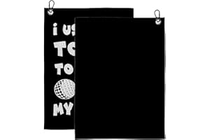 VPB Toalla de Golf de Microfibra con Clips,Divertida Toalla de Golf,Accesorios de Limpieza de Golf Toallas para Bolsas de Golf,Fitness,Deporte