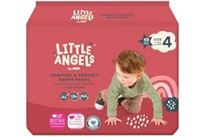 2X ASDA Little Angels Size 4 Nappy Pants 40 Pack