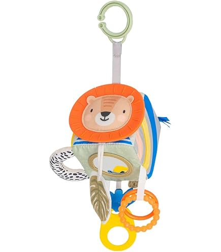 Taf Toys Löwe Harry – Greifling & Beißring Für Babys Ab Geburt, 17cm, Mit Knisterfolie & Flexiblem Aufhängebügel