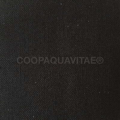 TESSUTO COTONE CANAVAS PANAMA STOFFA AL METRO Nero