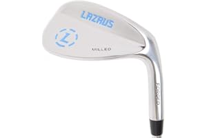 LAZRUS GOLF LAZRUS Juego de cuñas de Golf forjadas Prima para Hombres - 52 56 60 Grados cuñas de Golf + Cara fresada para más Giro - Gran Regalo de Golf