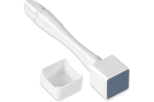Microneedling Stämpel för Hårväxt och Skägg, Microneedling Stamp Micro Exfoliating Tool Microneedling Roller för Kvinnor och Män