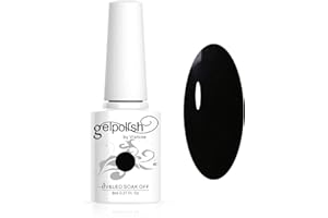 Vishine Gel Nagellack, Schwarz Soak Off UV LED Nagel Gellack für Nail Art Salon DIY zu Hause Starter Nagellack Maniküre Nagellack 8ml #1348