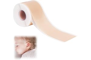 GYCAQAC Ohren korrektur Patch, 4cm*50cm Ohrmuschel Valgus,Neugeborenes Baby Ohr Ästhetik Korrektoren für Kinder,Silikon Gel Ohrband Kinder Ohrkorrektur, Kinder Kleinkind Hervorstehende Ohr Aufkleber