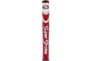 SUPER STROKE SuperStroke NFL Golf Putter Grip (Mid Slim 2.0) | Cross-Traction Surface Texture and Oversized Profile | Even Grip Pressure for a More Consistent Stroke | Non-Slip Grip