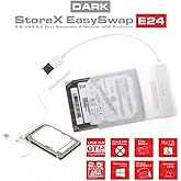 DARK DK-AC-DSE24U3, Storex E24 2.5" USB 3.0 &Ccedil;ıkarılabilir Başlıklı Şeffaf SATA Disk Kutusu