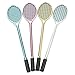 Price comparison product image Vikenner 4 Pcs Badminton Racket Gel Ink Pen Creative BallPoint Pens Durable Roller Ball Pens Cute Stationery for School Office - Random Color