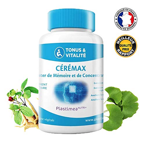 GINKGO biloba et GINSENG Coréen- Energie, circulation sanguine et mémoire Fabrication française