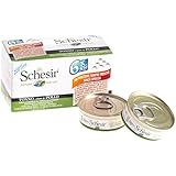 Schesir Cat Thunfisch und Hühnerfilet, 4er Pack (4 x 300 g)