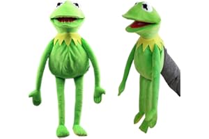 KBIBCK Hand puppet with Working Mouth, 60cm Kermit The Frog, Kid's Gift for Birthday, Christmas, Halloween Party