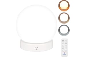 Deng Jr Sad Lamp, 10,000 Lux Sad Light Therapy Lamp with 360° Effective Field, UV-Free Sun Light Lamp with Remote Control, Adjustable Colors/Brightness and Timer, Daylight lamp for Home/Office