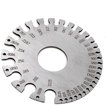 WS Genuine Round WIRE GAUGE Diameter Gage Stainless Steel Inch Inspection S.W.G.