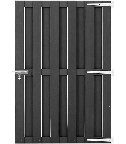vidaXL Gartentor, Gartentr mit Bambus-Design, Abschliebar Hoftor  Eingangstor fr Garten Terrasse, Tor Zauntor Gartenpforte, 100x150 cm  Cortenstahl : Amazon.de: Baumarkt