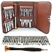 Price comparison product image ACENIX® 2016 Model 29 in 1 Brown Wallet Precision Screwdrivers Set, Repair Opening Tool Kit - Torx Phillips Screwdriver with Brown Bag for Mobile Phone, PC Laptop, Macbook, Tablet ,iPhone, Samsung iPad, Computers, Macbook