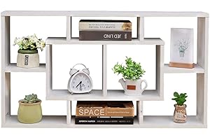 ETNIC ART Mensola da parete per scaffale, design 85 x 16 x 47,5 cm, per soggiorno, scaffali da bagno, design portaspezie per ufficio, casa, bambini, camera da letto, scaffali da parete di stoccaggio, scaffale