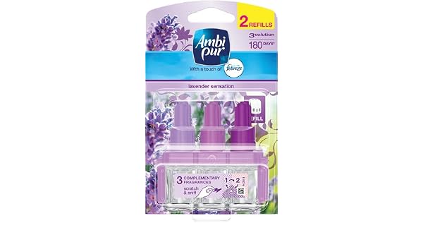 Ambi Pur 3volution ref twin Lavender 5x 40ml (4015600438241)