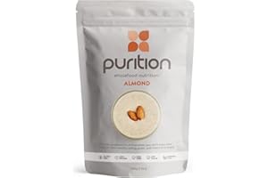 Purition Almond Large Bag | Premium High Protein Powder for Keto Shakes and Smoothies with Only Natural Ingredients for Weight Loss | 1 x 12 Meal Bag