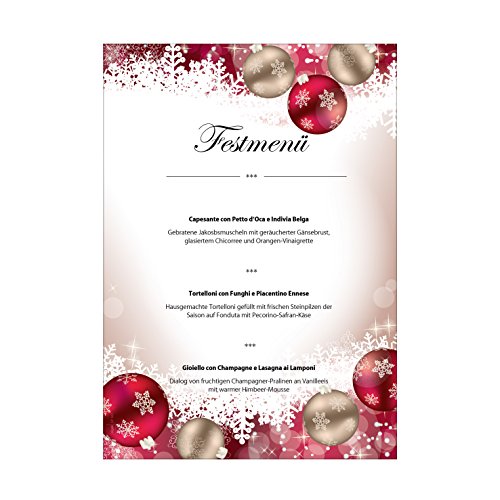Sigel DP041 Briefpapier Weihnachten „Frozen“, A4, 100 Blatt - 8