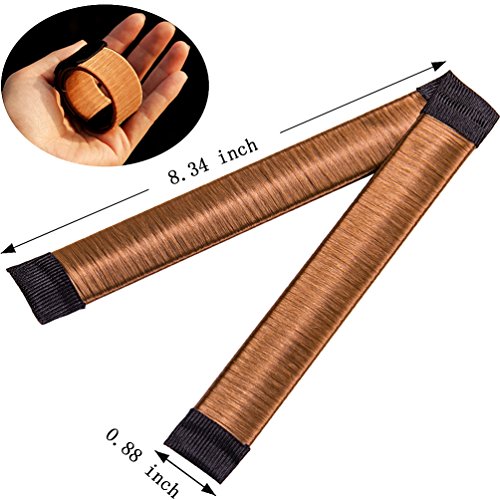 VALUE MAKERS® Damen Fashion Haarstyling Tool – Donut ehemaliges Schaum Französisch Spiral Magie DIY Werkzeug Brautschmuck Rolle - 4