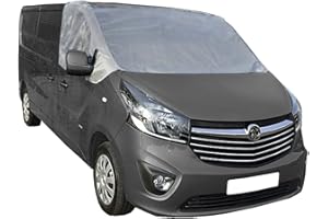 UK WHOLESALE LOWERING THE COST TO YOU UK Wholesale UKW021GREYAD4 Luxury Front Windscreen Wrap Cover Grey - To Fit Renault Trafic 2014 Onwards