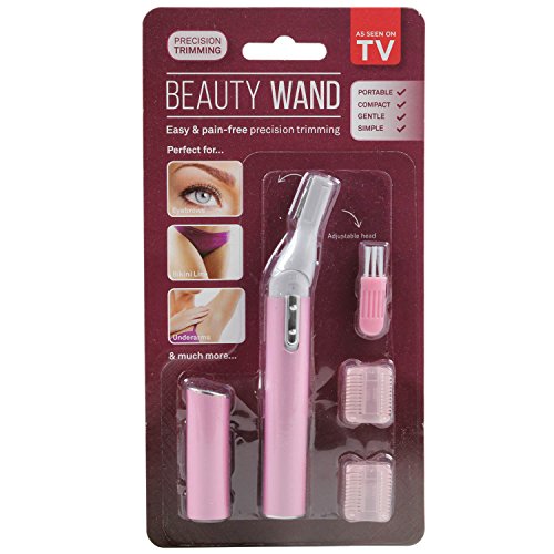 Beauty Wand Shaver Trimmer - Personal Portable Electric Hair Remover, Bikini & Eyebrow Shaper