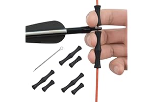 NIKA ARCHERY 3 pezzi tiro con l'arco, tendine ad arco, protezione per le dita, protezione per la caccia, per i giovani, adulti, principianti, strumento di protezione dell'arco