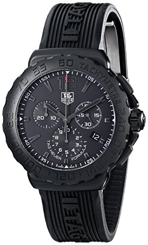 Tag Heuer Formula 1 CAU1114.FT6024 42mm Stainless Steel Case Black Rubber Men's Watch
