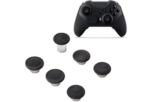ANNADUE Joysticki Zamienne Grip Swap Joysticki, 6 w 1 Elite Series 2 Metal Mod Wymiana Joysticka Kciuka Nadaje Się do Kontrolera One Elite Series 2