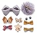 Produktbild Wunderschöne Haarclips Haarschmuck Schleifen und Haarspangen für Baby kleine Mädchen Kinder,stück 10 stück DIKETE Haarnadel Kaiserkrone Bowknot Schmetterling Sterne Geschenk Gold